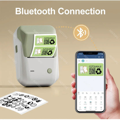 Niimbot B21 B1 Mini Portable Thermal Label Printer Office Supplies Adhesive Sticker Printers Maker Without Ink For Phone
