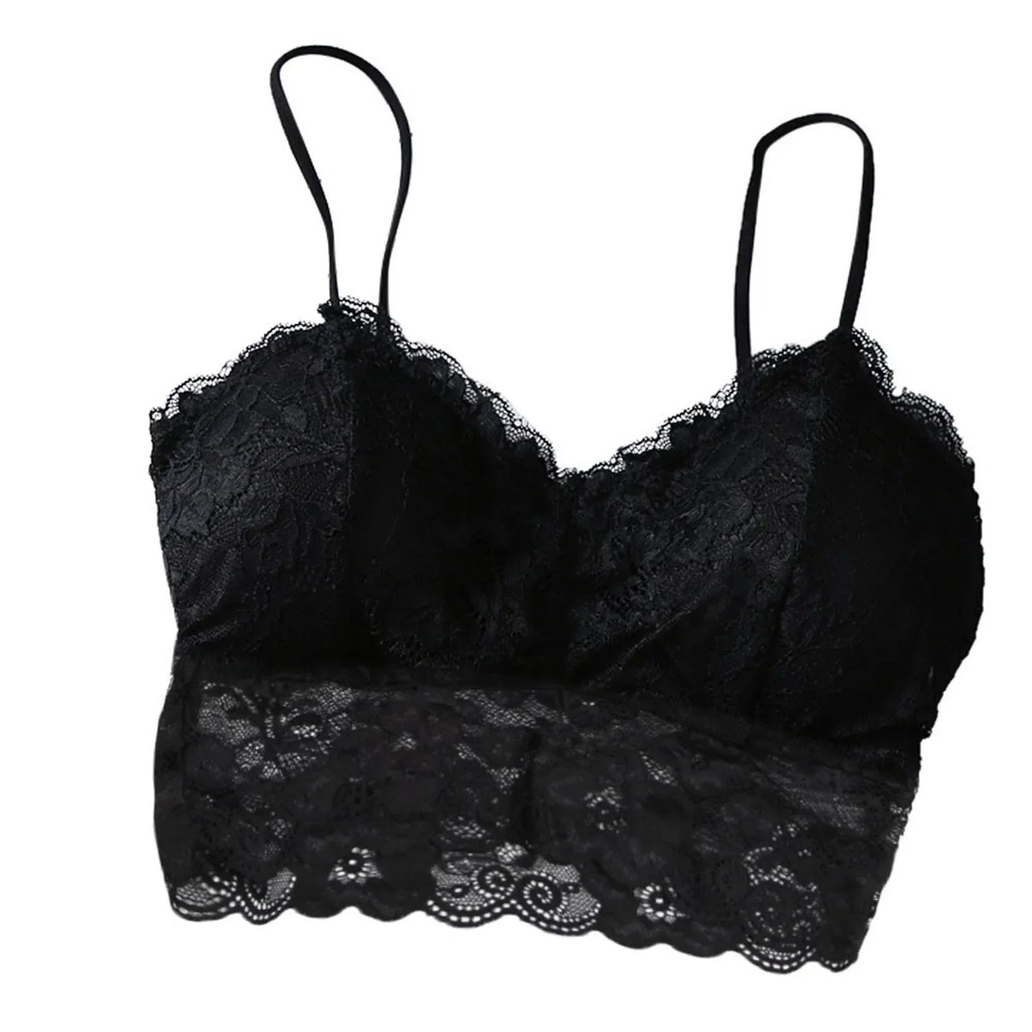 Summer Women Lace Sexy Top Sun Sleeveless Tops padded Bralette Bra Bustier Zipper Back Club Crop Tank lingerie женское белье