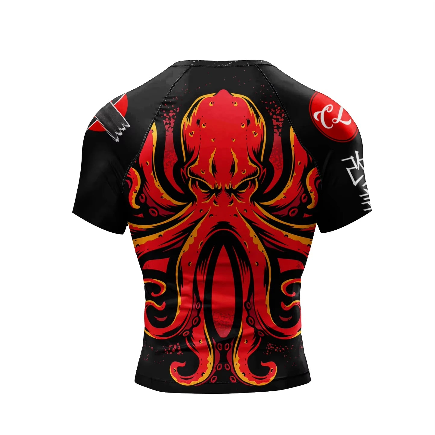 New No gi Bjj T-Shirt jiu jitsu kickboxing Training Rashguard Polyester Spandex Compression Sublimation Sports Men T-Shirts