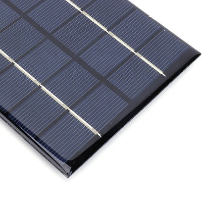 3/5W Battery Charger Solar Panel USB Output Polycrystalline Solar Panel Mobile Power Supply Lightweight for Charger 3.7V Battery