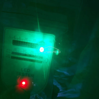 100Pcs F3 3mm 2pins Flat White Red Yellow Blue Green Pink Diode Led Wide Angle Light Emitting Diodes Lamp Ultra Bright LED Bulbs