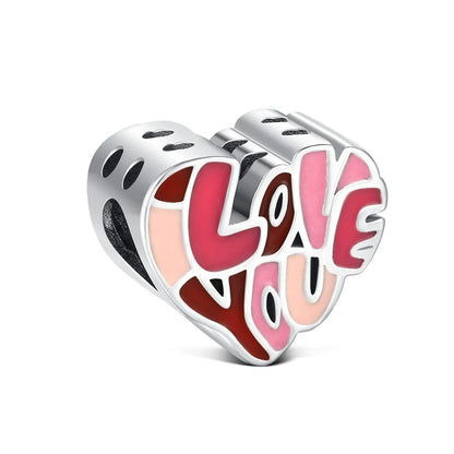 Elegant Mother's Day gifts For mom Ballet Pendant Fit Original Bracelet Diy Jewelry Fine Perfect Heart Rainbow Charm Daily Wear