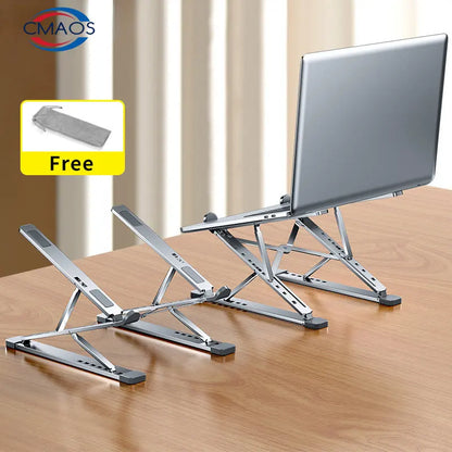 CMASO NEW N8 Adjustable Laptop Stand Aluminum for Macbook Tablet Notebook Stand Table Cooling Pad Foldable Laptop Holder  A