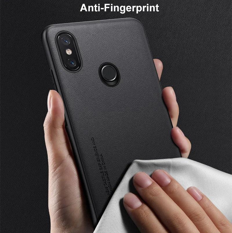 Luxury PU Leather Case For Xiaomi Mi 8 Mi8 Back Cover Matte Silicone Full Protection Phone Case For Xiaomi 8 Xiaomi8 Coque