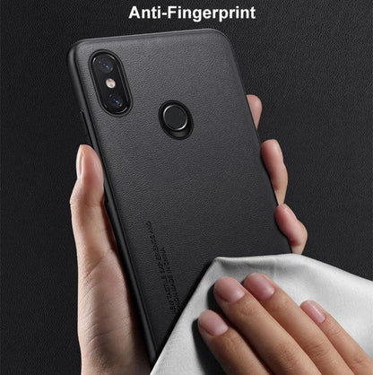 Luxury PU Leather Case For Xiaomi Mi 8 Mi8 Back Cover Matte Silicone Full Protection Phone Case For Xiaomi 8 Xiaomi8 Coque