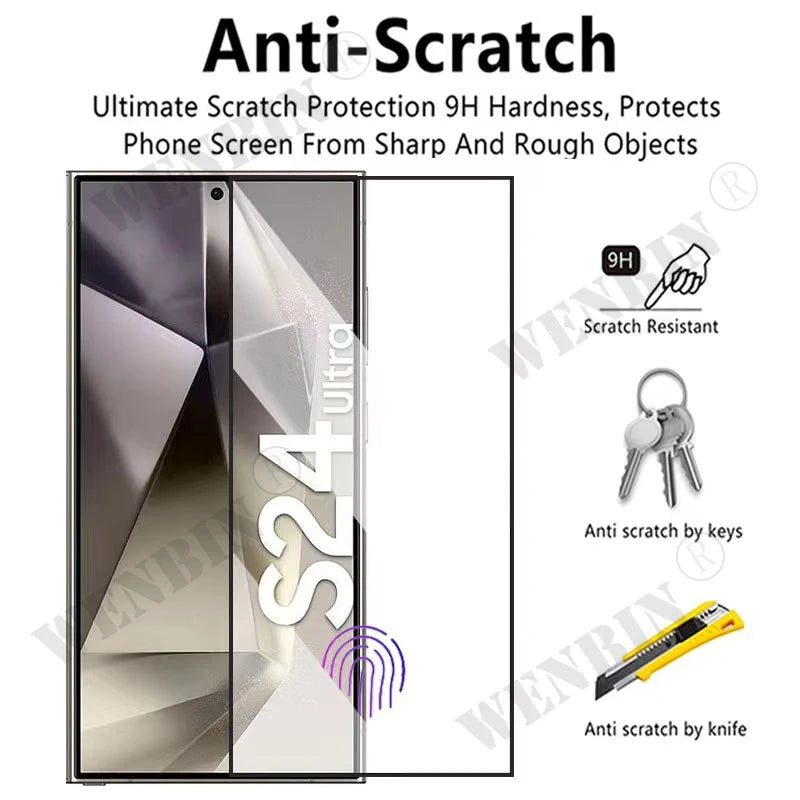 3 Pcs Tempered Glass For Samsung Galaxy S26 S25 S24 S23 S22 Ultra Plus FE A57 A56 A36 A17 Screen Protector Full Protective Glass by PDG ibma