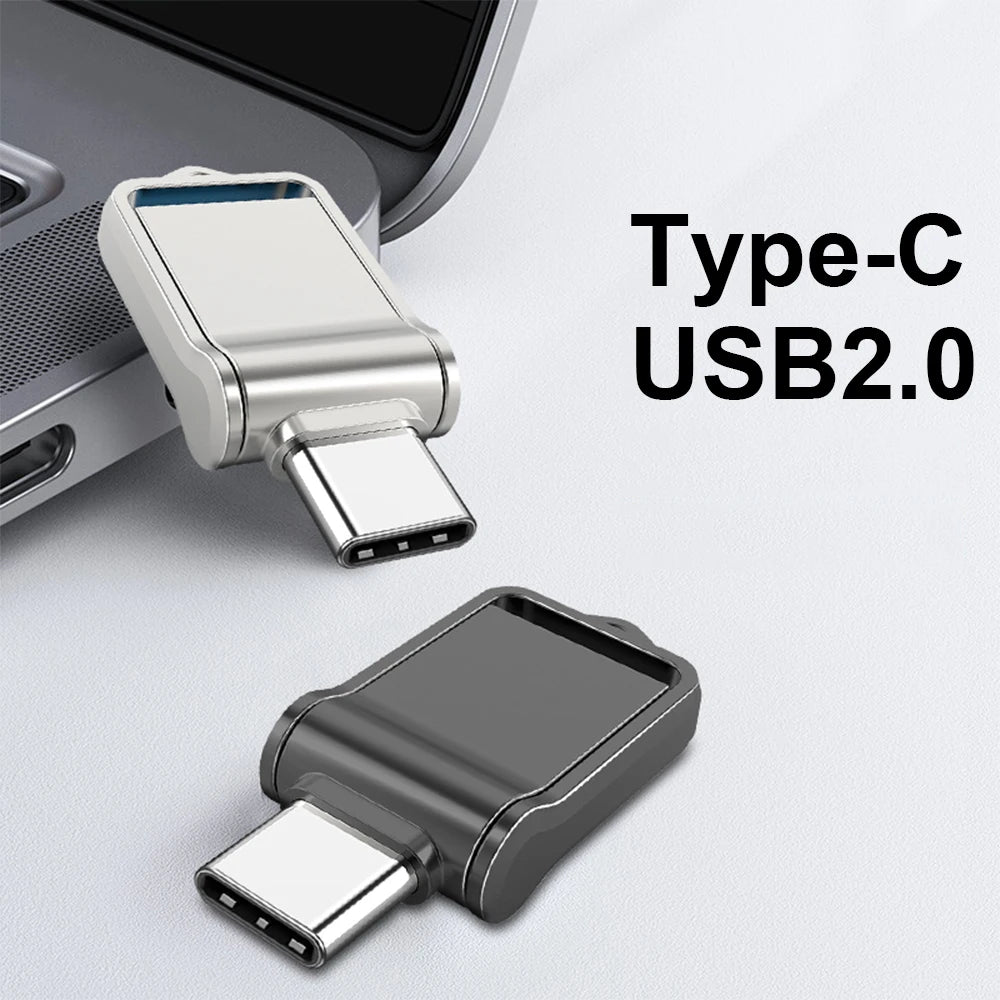 2 In1 Mini OTG Type C Pen Drive Usb2.0 Memory Stick 16GB 32GB 8GB Usb Flash Card 128GB 256GB 512GB Type-C Pendrive