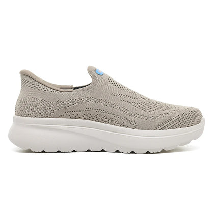 Men Women Slip on Walking Shoes Breathable Mesh Knit Loafers Lightweight Non Slip Comfort Casual Sports Sneakers Walking