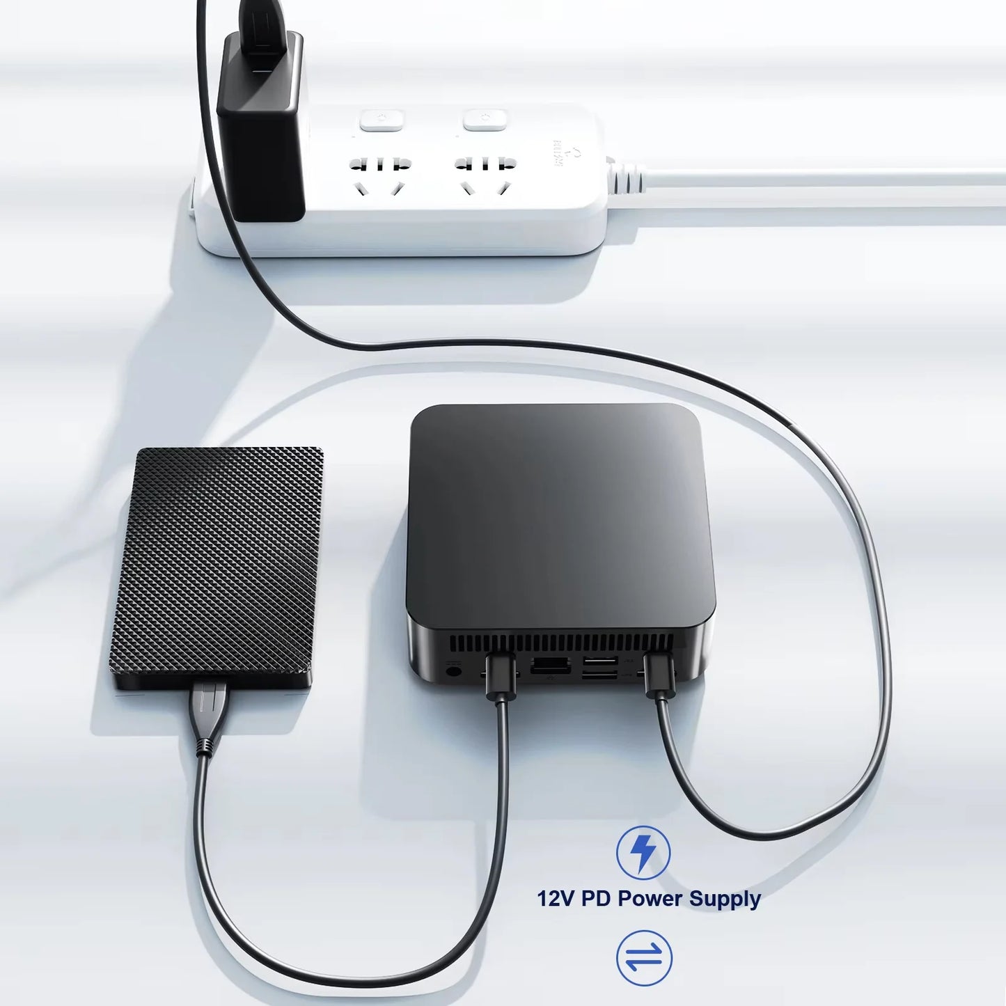 2026 Windows11 Pro Mini PC Protable Gaming i9 10980HK N150 16/32GB RAM WIFI6 BT5.2 4K 1/2TB SSD 1000Mbps Mini Gamer Computer PC