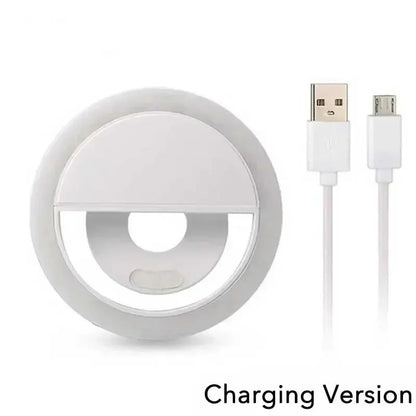 Led Selfie Ring Light USB Charge LED Selfie Fill Light Mobile Phone Live Broadcast Video LED Selfie Ring Lamp For All Smartphone