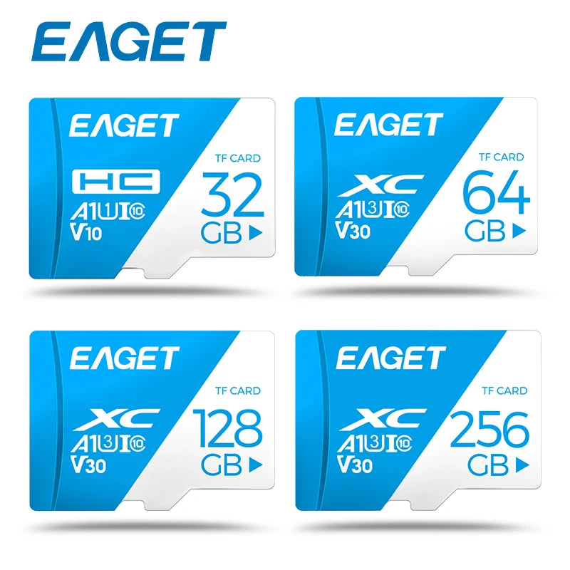 Eaget T1 Memory Card 512GB 256GB 128GB 32GB TF SD Card Class10 UHS-1 Flash Card Memory 64GB 32GB SD Card