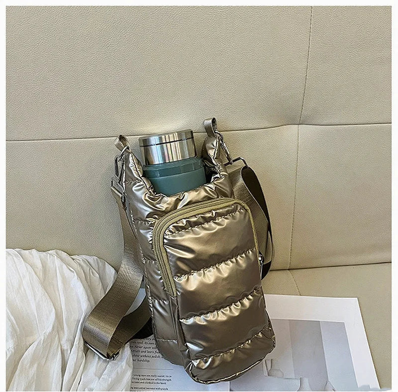 Autumn Winter Water Bottle Bag Thickened Thermal Water Bottle Cover Outdoor Sports Portable Water Bottle SleeveChristmas Gifts