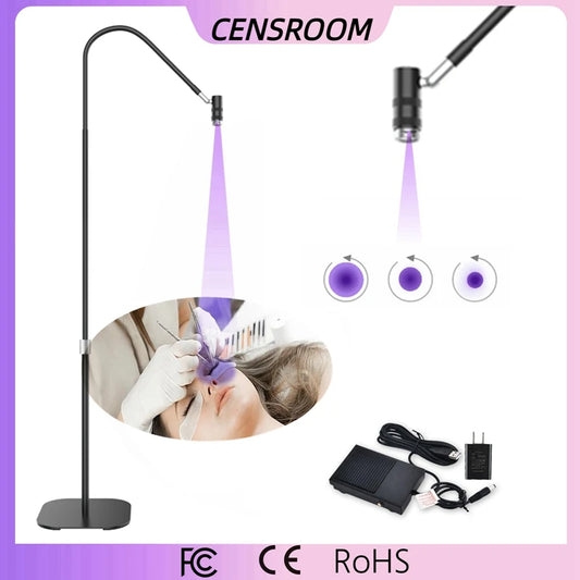 UV Lash Lamp for Eyelashes Extension Eyelash Glue Cure LED Lamp Beauty Polish Gel Fast Dryer Curing Light