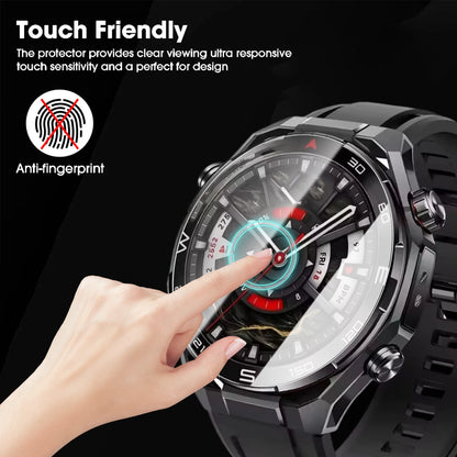 1-3Pcs Easy Installation Tempered Glass for Huawei Watch Ultimate 2 HD Anti-scratch Protective Watch Film for Huawei Ultimate2