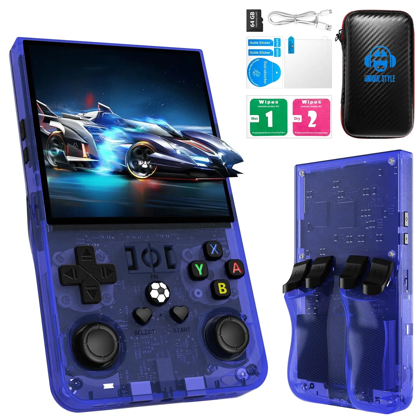 AISLPC R36Max Handheld Game Console Open Source 4.0 Inch Screen RK3326 Chip 18000+Game Portable Pocket Video Player Ship From US