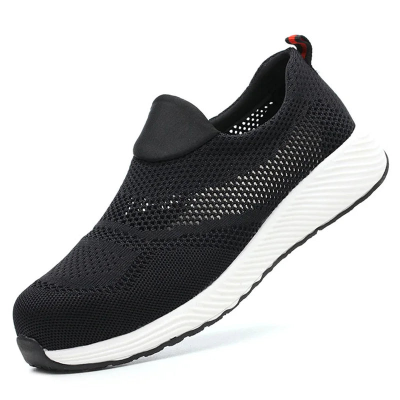 Men Work Safety Shoes Anti-puncture Working Sneakers Male Indestructible Work Shoes Men Boots Lightweight Men Shoes Safety Boots