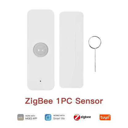 MOES Tuya WiFi/ZigBee Smart PIR Sensor Human Body Infrared Motion Detector Home Security Scene Linkage Automation Battery Power