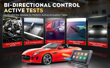 Autel MaxiCOM MK906 Pro-TS Full TPMS Car Diagnostic Scanner Tpms Sensor Programmer CAN FD DoIP ECU Coding Tools PK MK906PRO