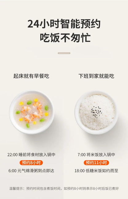 Riz Cooker Electric Rice 220v Multicooker Household Appliances for Home Smart Soup Separation 4L Low-sugar Coocker Pot