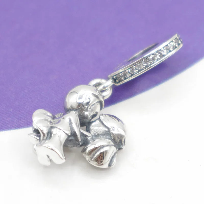 The New 925 Sterling Silver Charm Mother's Day Queen Crown Gift Box Fits Women Jewelry With Original Bracelet Accessories
