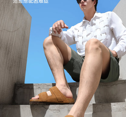 GOLDEN CAMEL Men's Shoes Non-slip Retro Breathable Casual Shoes for Men Women Beach Sandals Summer Fashion Shoes Luxury