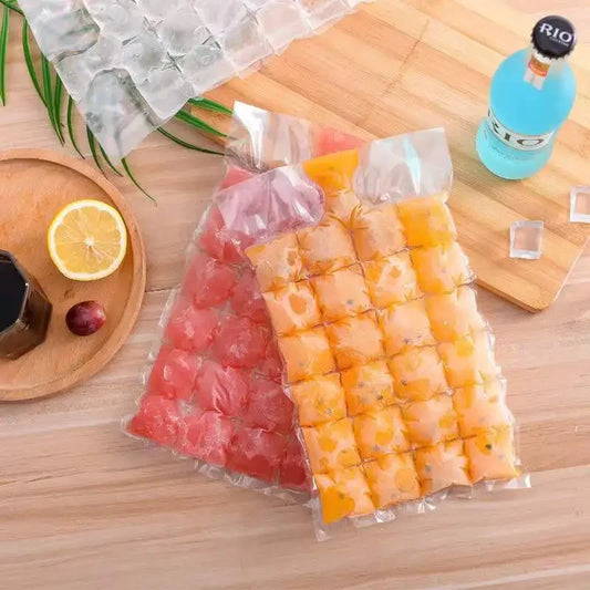 10/pack ice bag Disposable plastic homemade ice freezer bags Home use creative self-styled ice cubes bags ice-making mold by PDG ibma