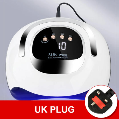 Professional 72 LEDS UV LED Nail Lamp For Fast Gel Nail Polish 320W Nail Dryer With 4 Timer Automatic Sensing For Salon