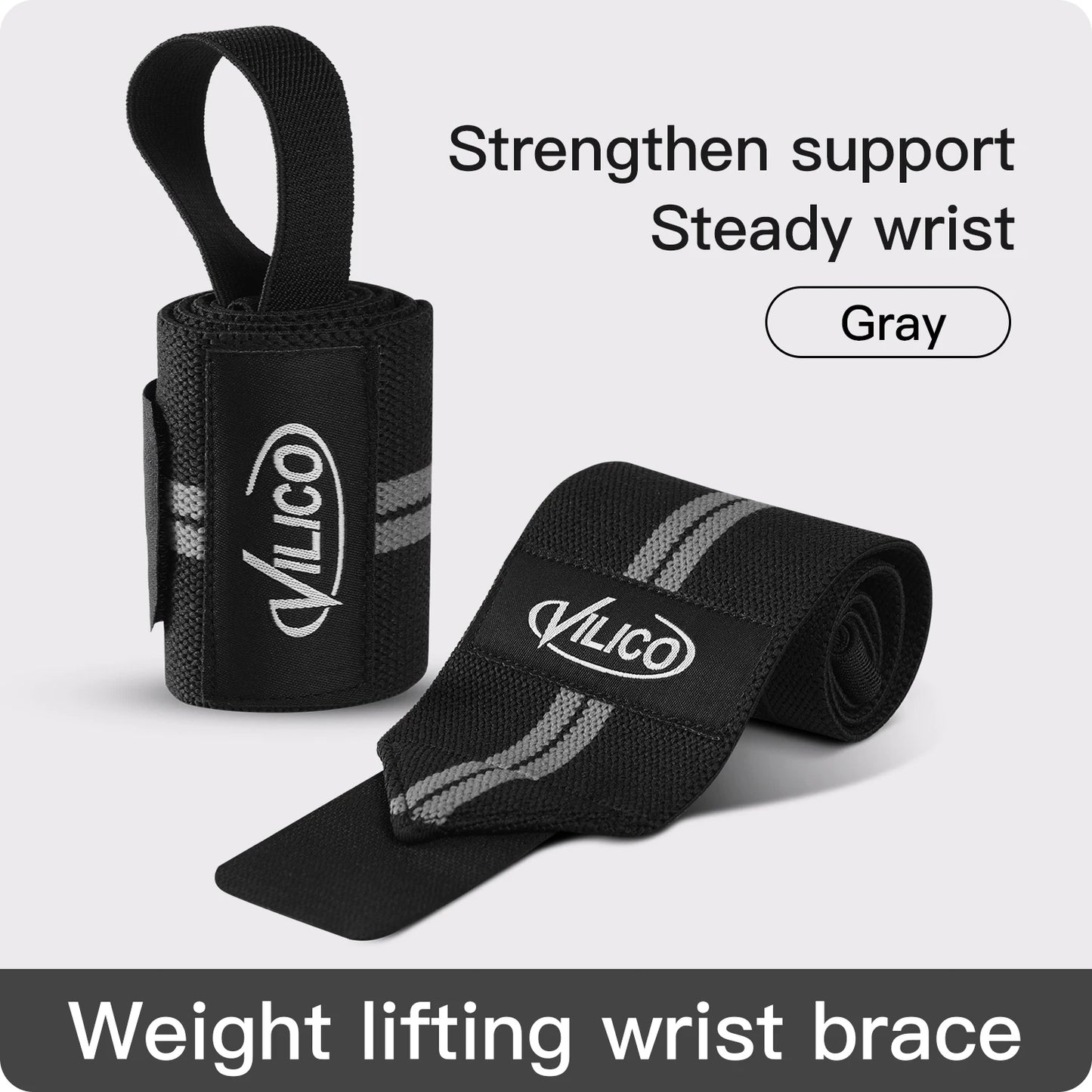 Fitness Wristband Wrapped Design With Adjustable Elasticity to Support and Stabilize The Wrist, Avoiding Wrist Injuries