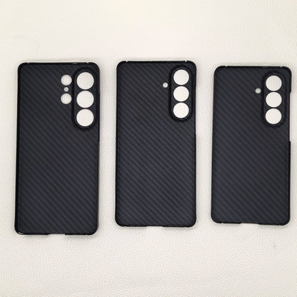 Ultra-Thin Kevlar Pure Carbon Fiber Phone Case For Samsung Galaxy S23 S24 26 Ultra Plus Commercial Aramid Fiber Shockproof Cover