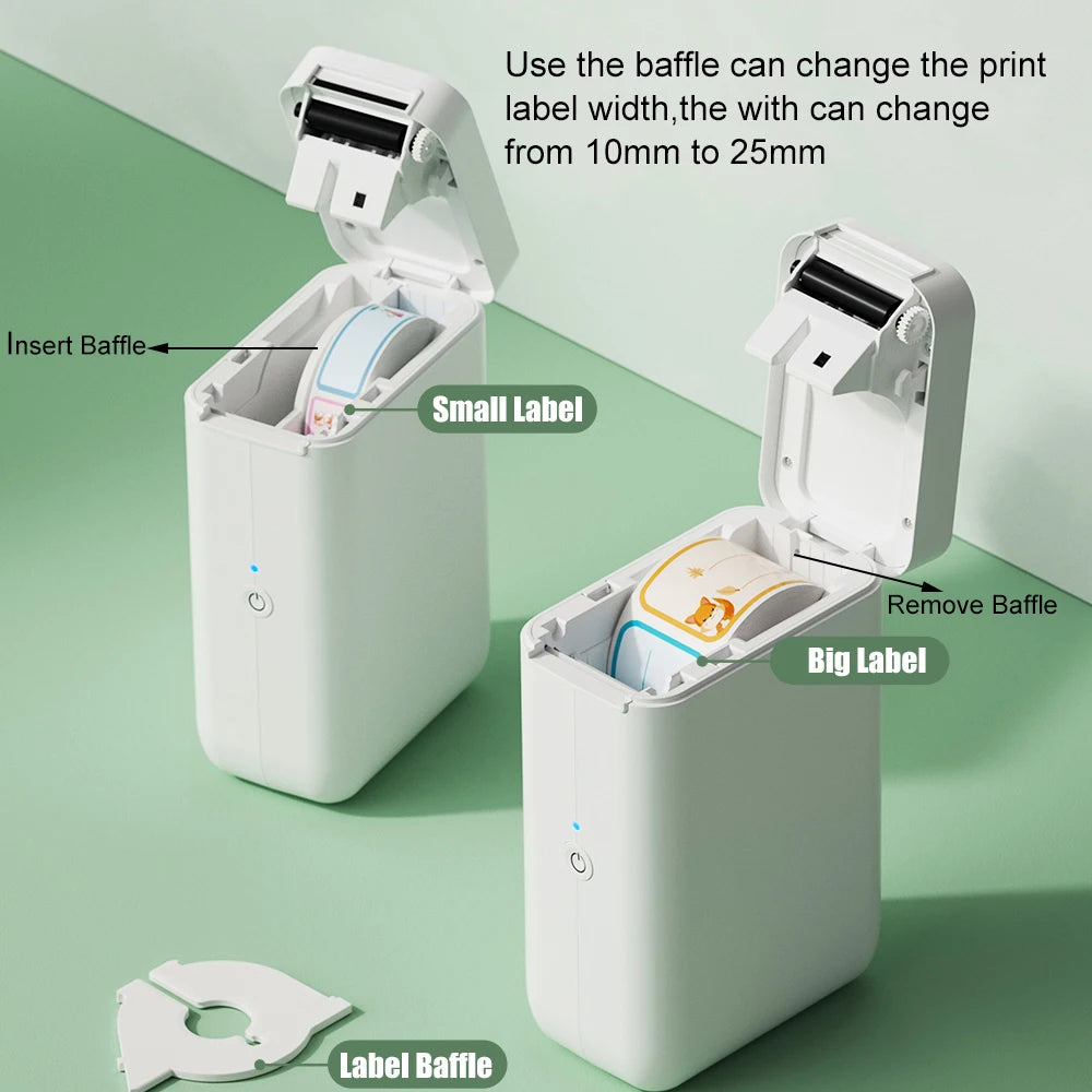 Niimbot D11 D110 D101 H1S Mini Thermal Printer Pocket Label Maker USB Bluetooth Label Stick Printer Inkless DIY Name Price Tag