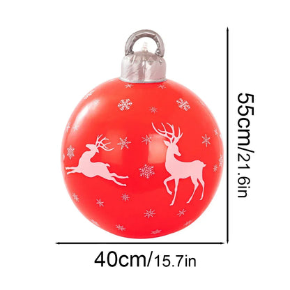Multiple Styles Giant Inflatable Christmas Ball Home Outdoor Inflatable Decoration Christmas Snowman PVC Inflatable Decorated