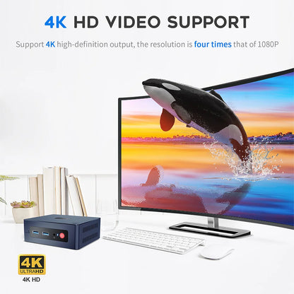 Beelink Mini S13 Intel Twin Lake N150 S12 Pro N100 16G 500G Windows 11 Mini S 11th N5095 DDR4 8GB 128GB Desktop Computer N95