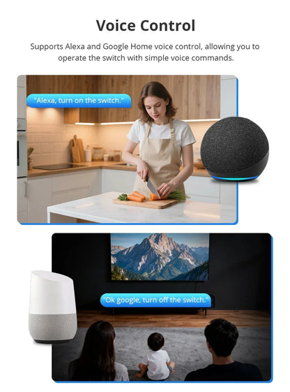Zemismart Zigbee DIY Name Switch US Black Touch Panel Smart Display Screen Light Switch Work with Tuya Smart Life App