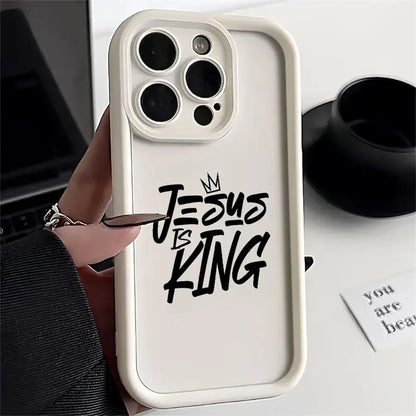 J-Jesus Is King Phone Cover Case for iPhone 17 Pro Max 16 Air 12 Pro 14 13 11 15 Plus 17Pro