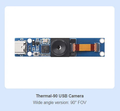 Long-wave IR Thermal Imaging Camera Module, Raspberry Pi IR Camera, 80×62 Pixels, Options for FOV and Connector
