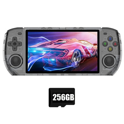 FFYY-RGB10 Max3 Retro Game Console 16G+256G 5.0 Inch Handheld Video Game Console For MAME PSP N64 GBA NDS Emulator Easy Install