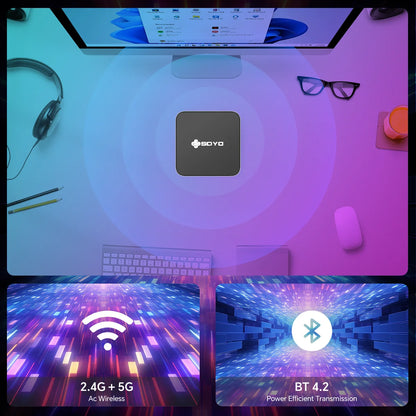 SOYO Mini PC Y5 Intel i3 4th Gen4030U 8GB RAM 128GB ROM Windows 10 WiFi BT4.2 Desktop Computer Multi-screen output