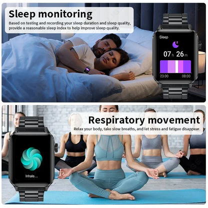 LIGE Smart Watch Sport Fitness Sleep Monitor Fashion Luxury Women's Watch Bluetooth Call Message Clearance Sale Men's Smartwatch