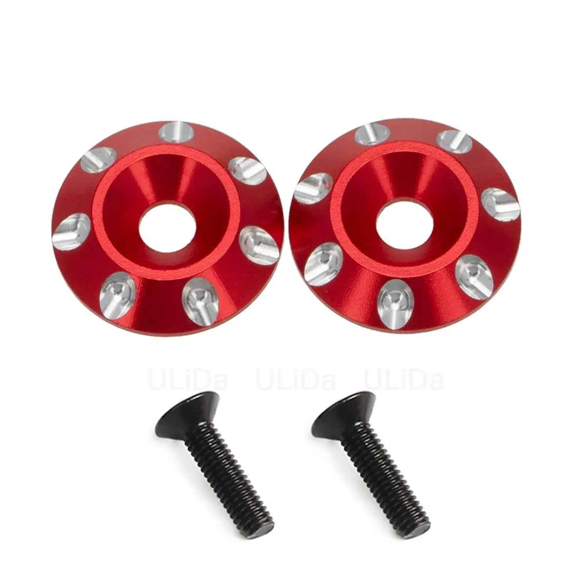 New Aluminum Tail Wing Gasket M3 Countersunk Screws Washers for 1/8 1/10 Scale Off Road Buggy Monster Truck Crawler RC Dift Cars