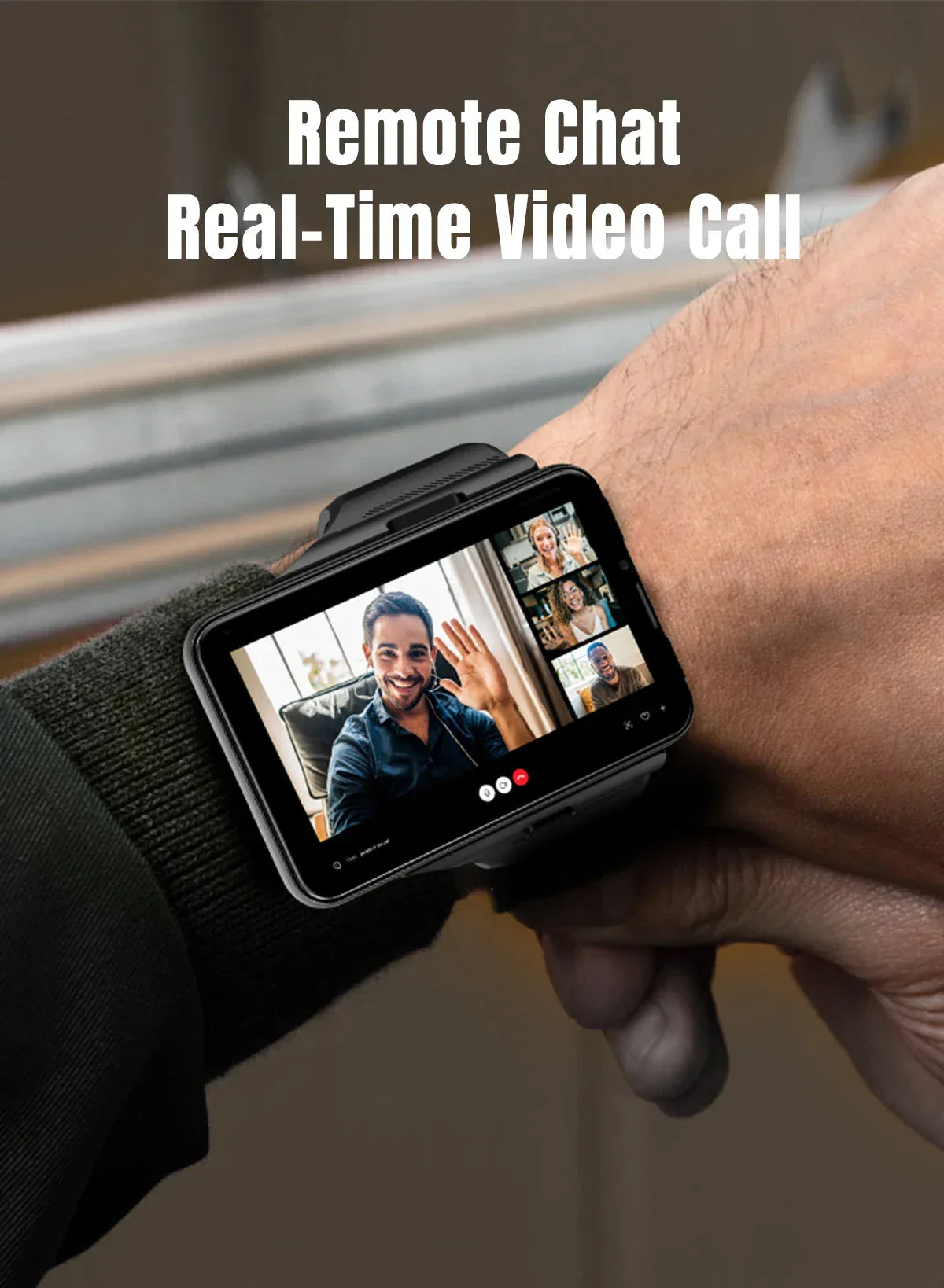 S999 4G LTE Smart Watch Android 11.0 OS 4GB RAM 64GB ROM 2.88" Big Screen 2MP/8MP Dual Camera Quad Core 2300mAh Men Smartwatch