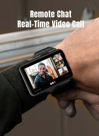 S999 4G LTE Smart Watch Android 11.0 OS 4GB RAM 64GB ROM 2.88" Big Screen 2MP/8MP Dual Camera Quad Core 2300mAh Men Smartwatch