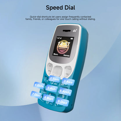 SERVO BM80 LTE 4G Mini Mobile Phone Dual SIM Standby Speed Dial Blacklist Call Recording 0.85" Screen Super Small Phones Back-up