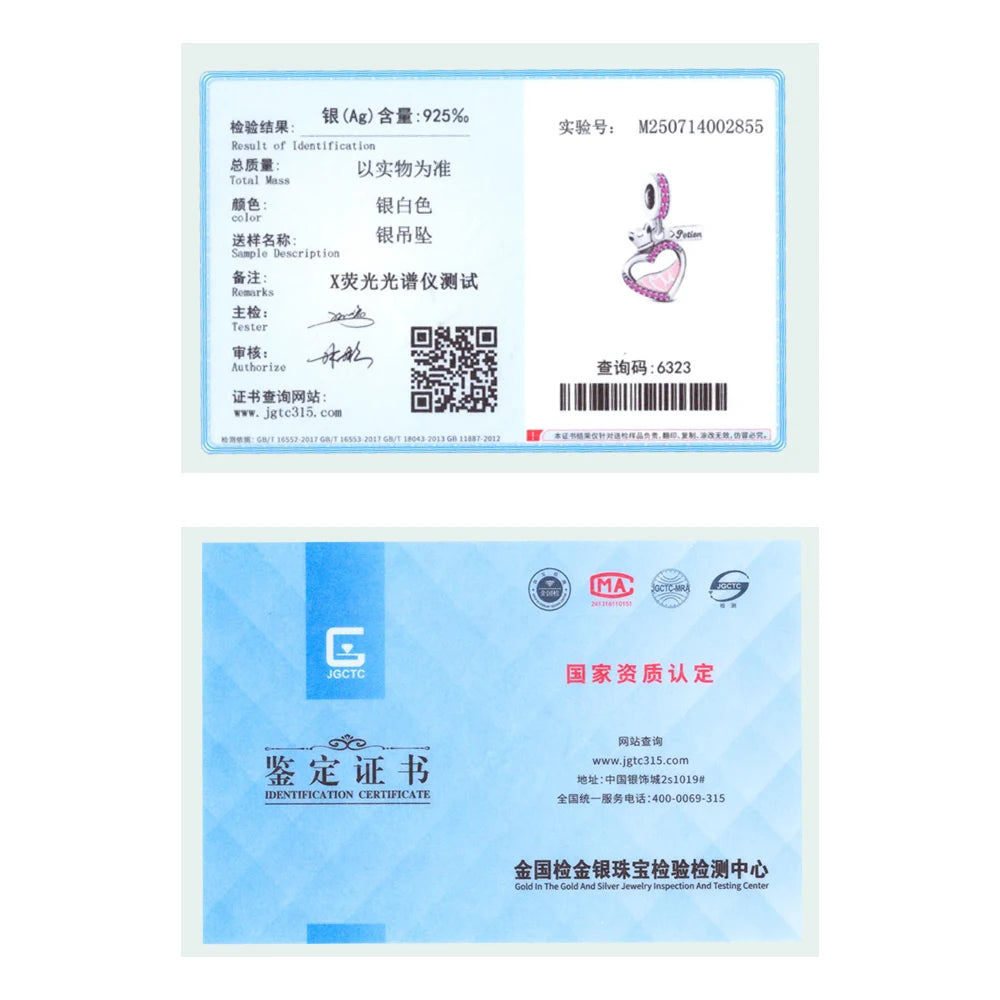 Elegant Mother's Day gifts For mom Ballet Pendant Fit Original Bracelet Diy Jewelry Fine Perfect Heart Rainbow Charm Daily Wear