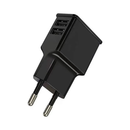 5V 2A USB Charger Travel Wall Charging Head Mobile Phone Dual USB Charger AC Adapter Portable EU Plug For iPhone Xiaomi Samsung