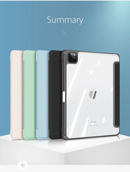 For 2025 Tablet Case iPad Air 11 inch M2 M3 Pro 13/11 M4 Cover for iPad 10th 11th 10.9 Air 4/5 7/8/9th 10.2 4/5/6th 9.7 Mini 6 7