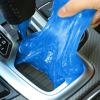 Car Dust Cleaning Gel - Soft Rubber Cleaning Mud for Air Vent Outlet, Dashboard, Door Window Gaps & Keyboard