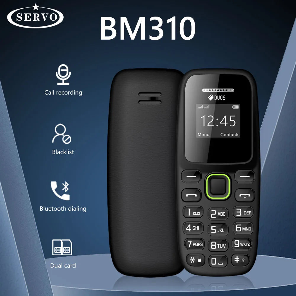 Button Mini Mobile Phone Bluetooth Earphone Dual SIM Cards Low Radiation Pocket Telephone Recording Alarm Backup Phone for Sport