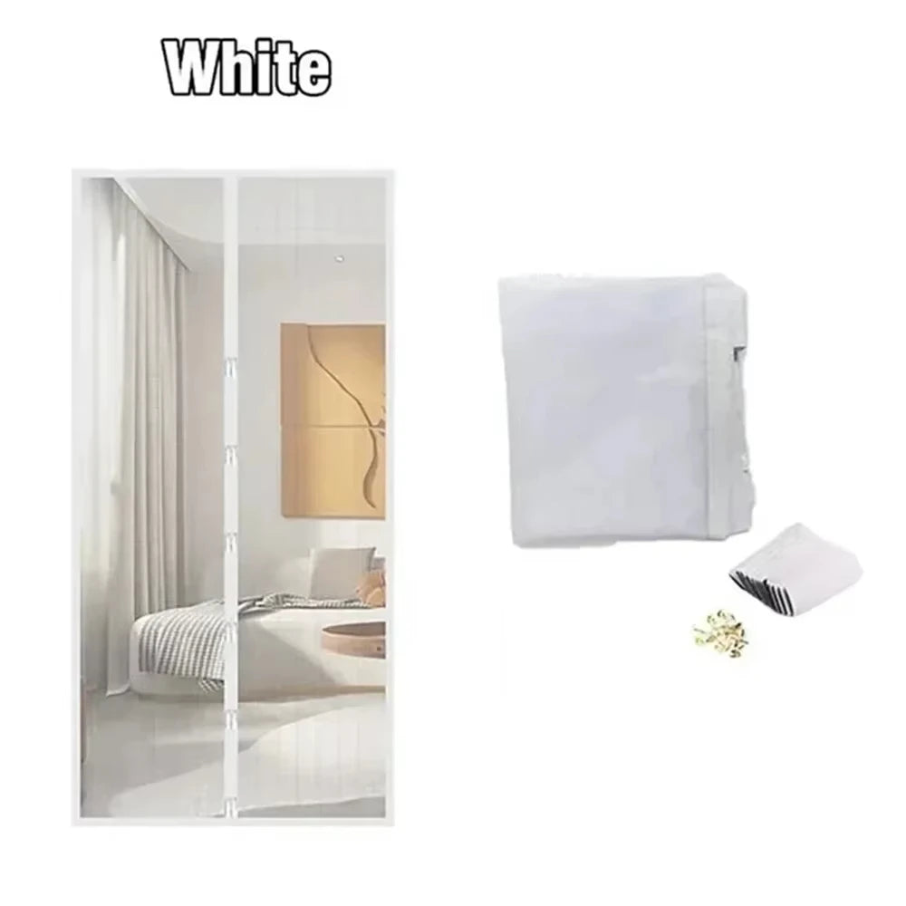 Magnetic Anti-Mosquito Net Anti Bug Fly Mouse Door and Window Screens No Punching Required Automatic Closing Curtains