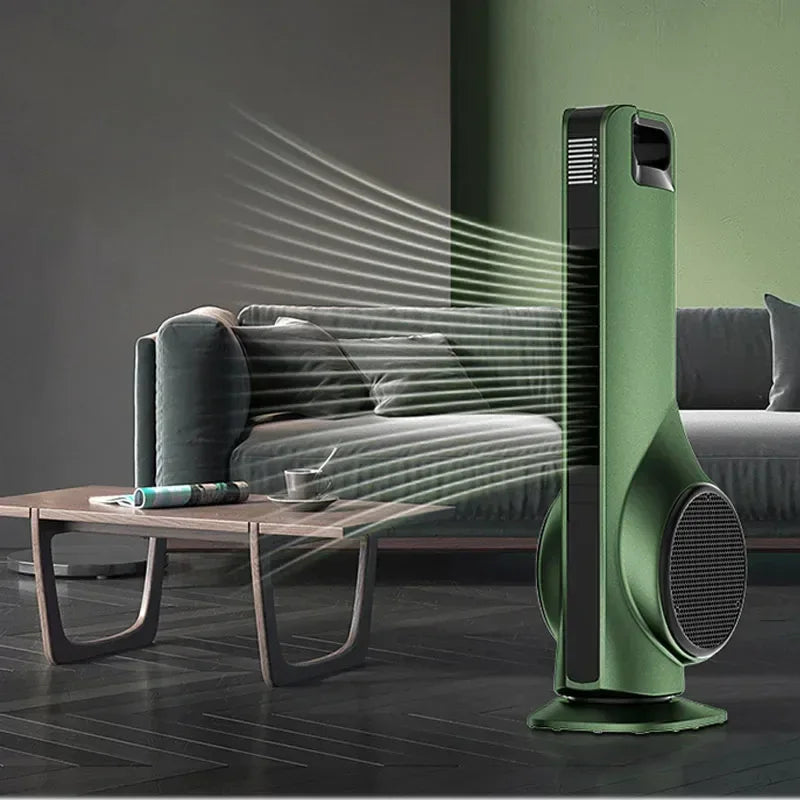 Portable 220v Leafless Electric Fan Tower Air Conditioning Fan Bedroom Silent Remote Control Indoor Purification Air Circulation
