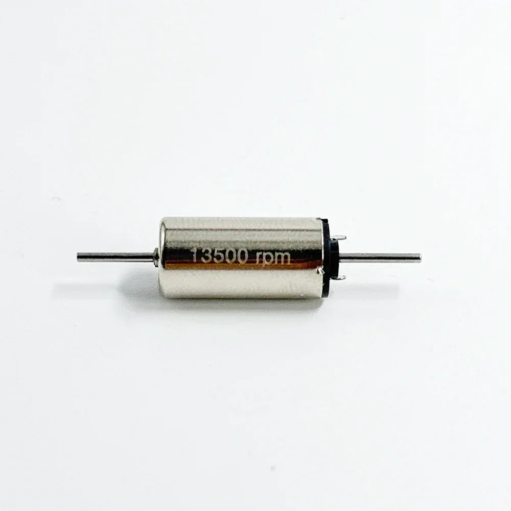 Mini 0816 Dual Axis 8mm Micro Motor DC 12 Volt 13500RPM/18000RPM Hollow Cups High Speed Strong Magnetic 1mm Diameter Shaft